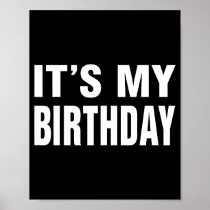 Poster Cadeau drôle d'anniversaire pour garçons filles en