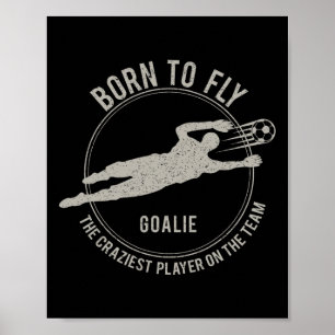 Poster Cadeau drôle de gardien de but Gardien de football