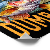 Poster Cadeau drôle de pêche - Ne soyez pas idiot B (Coin)