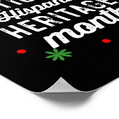 Poster Cadeau drôle pour le mois du patrimoine hispanique (Coin)