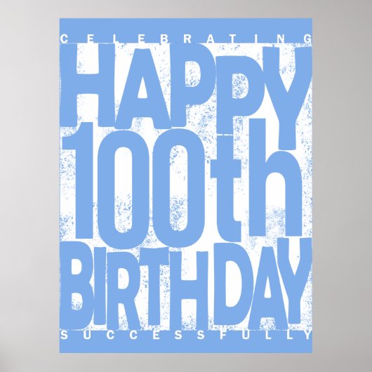 Poster cadeau du 100e anniversaire (Devant)