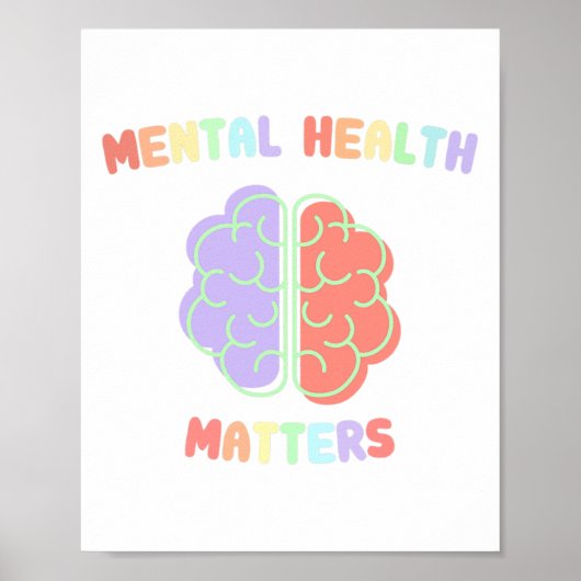Poster Cadeau du Mois de la sensibilisation aux problèmes (Devant)