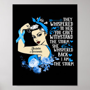 Poster Cadeau Du Mois De Sensibilisation Au Diabète Pour 