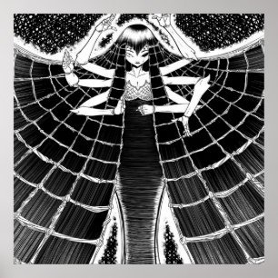 Poster Cadeau du propriétaire de l'araignée Graphique m