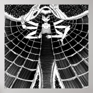 Poster Cadeau du propriétaire de l'araignée | Graphique m