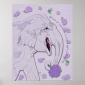 Poster Cadeau Eléphant Blanc (Devant)