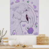 Poster Cadeau Eléphant Blanc (Cuisine)