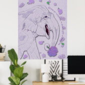 Poster Cadeau Eléphant Blanc (Bureau à domicile)