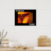 Poster Cadeau enrobé (Cuisine)