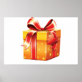 Poster Cadeau enrobé présent (Devant)