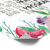 Poster Cadeau enseignant danse Appréciation Merci citatio (Coin)