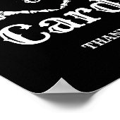 Poster Cadeau et cartes gothiques d'Halloween Main du crâ (Coin)