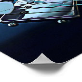 Poster cadeau guitariste cool (Coin)