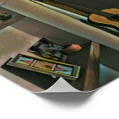 Poster cadeau guitariste cool (Coin)