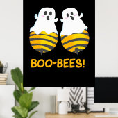 Poster Cadeau Halloween | Boo Bees (Bureau à domicile)