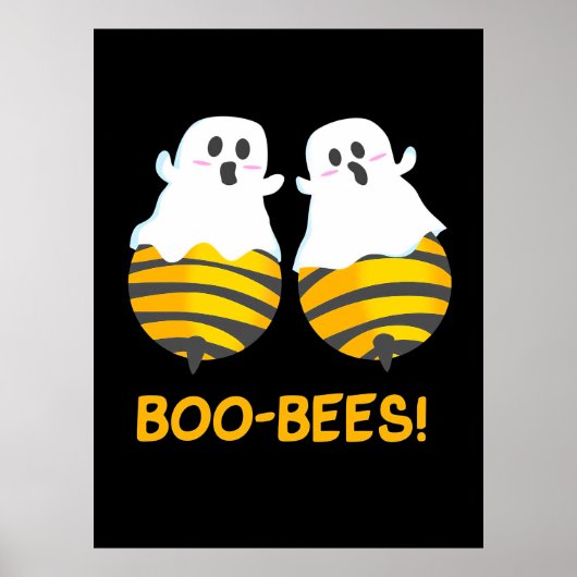 Poster Cadeau Halloween | Boo Bees (Devant)