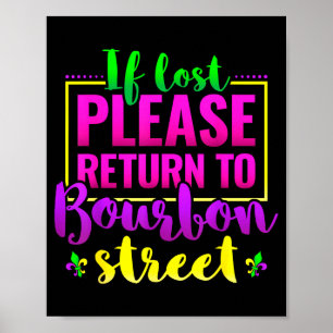 Poster Cadeau humoristique de La Nouvelle-Orléans, Retour