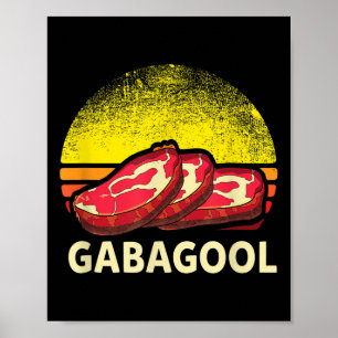 Poster Cadeau Italien Gabagool Cacola Amoureux de Viande
