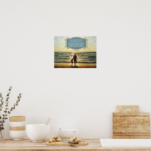 Poster Cadeau le plus précieux que les parents puissent d (Cuisine)