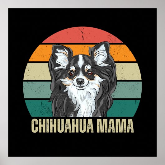 Poster Cadeau long Chihuahua Lover, Cute Chihuahua (Devant)