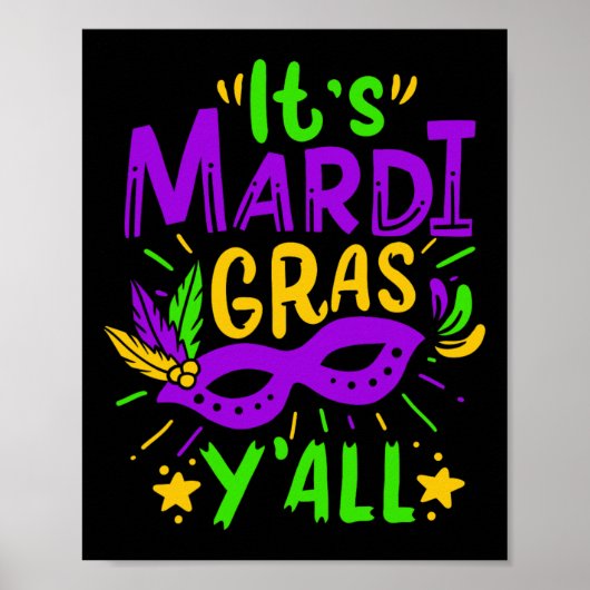 Poster Cadeau Mardi Gras (Devant)
