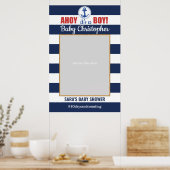 Poster Cadeau Marin C'est un Garçon Baby Shower Accessoir (Cuisine)