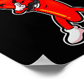 Poster Cadeau Mignon Piment Dabbing Pepper Mexicain Chaud (Coin)