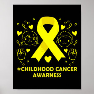 Poster Cadeau Mois de la sensibilisation au cancer de l'e