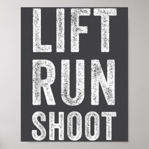 Poster Cadeau motivationnel de fitness - Levage Exécution