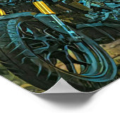 Poster Cadeau moto (Coin)
