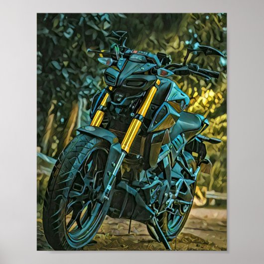 Poster Cadeau moto (Devant)