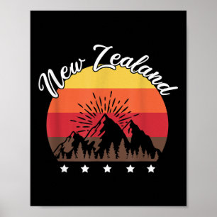 Poster Cadeau néo-zélandais pour amateur de rugby