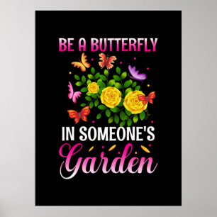 Poster Cadeau Papillon   Être un papillon
