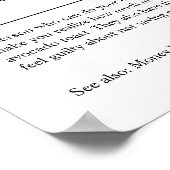 Poster Cadeau personnalisé comptable (Coin)