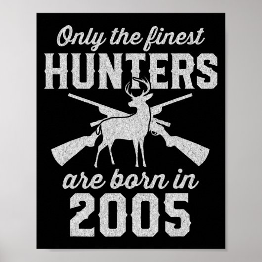 Poster Cadeau pour 18 ans Chasseur de cerfs 18e anniversa (Devant)