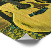 Poster Cadeau pour ami guitariste (Coin)