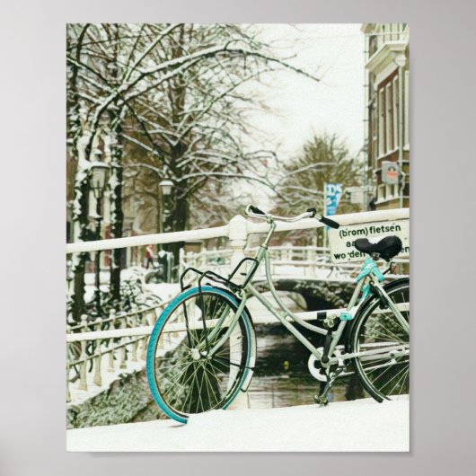 Poster Cadeau pour amoureux du vélo (Devant)