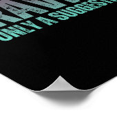 Poster Cadeau pour grimpeur de blocs (Coin)