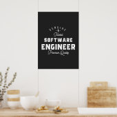 Poster Cadeau pour ingénieur logiciel (Cuisine)