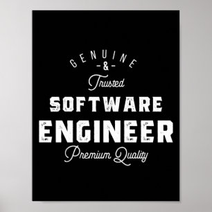 Poster Cadeau pour ingénieur logiciel