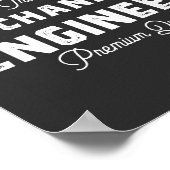 Poster Cadeau pour ingénieur mécanique (Coin)
