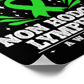 Poster Cadeau pour le cancer du sang non Hodgkin Lymphome (Coin)