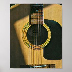 Poster Cadeau pour musicien guitariste