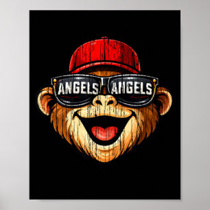 Poster Cadeau rétro d'anges pour hommes femmes garçons fi