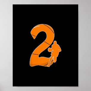 Poster Cadeau squelette pour les 2 ans d'enfants - Cercea