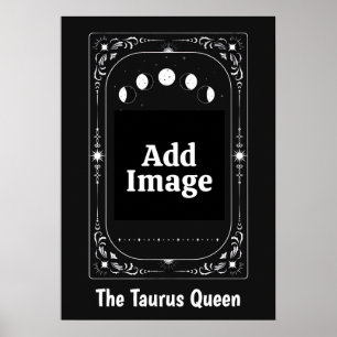 Poster Cadeau Tarot Zodiaque Lune Céleste Astrologie Taur