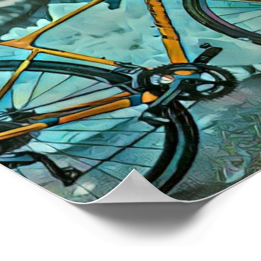 Poster Cadeau Vélo Lover (Coin)