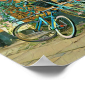 Poster Cadeau Vélo Lover | Peinture à vélo (Coin)