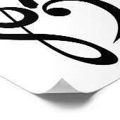 Poster Cadeau violoniste, Amant des violons - Violon (Coin)