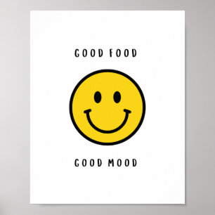 Poster Cadeau visage souriant, visage emoji